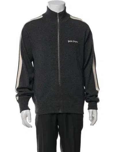 Pre-owned Palm Angels Jacket In Grey/neutrals