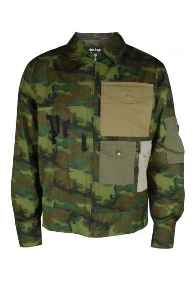 Palm Angels Jacket In Green
