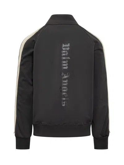 Palm Angels Jacket - Paintlm Angels Design In Black