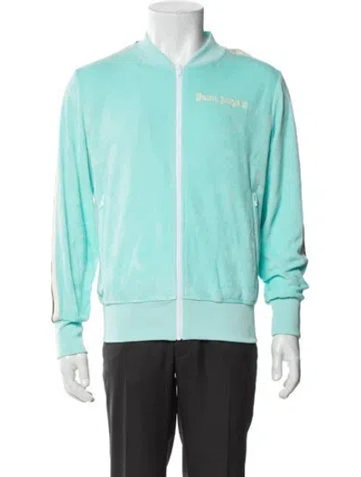 Pre-owned Palm Angels Jacket W/ Tags In Blue