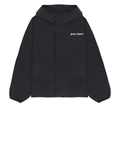 Palm Angels Kids' Jacket With Logo In Black