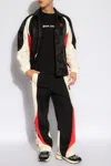 Palm Angels Jacket With Logo In Black
