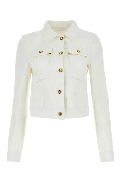 Palm Angels Jackets In White