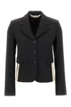 Palm Angels Virgin Wool Blended Jacket In 1003
