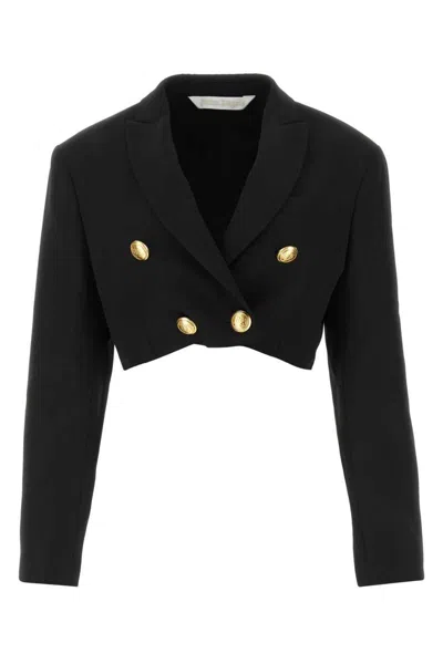 Palm Angels Jackets And Vests In Black