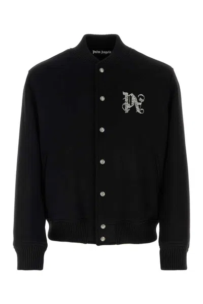 Palm Angels Jackets In Black