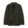 Palm Angels Palms-jacquard Blazer In Green