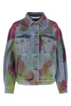 Palm Angels Coats & Jackets In Lightbluemulti
