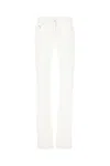 Palm Angels Women White Denim Jeans
