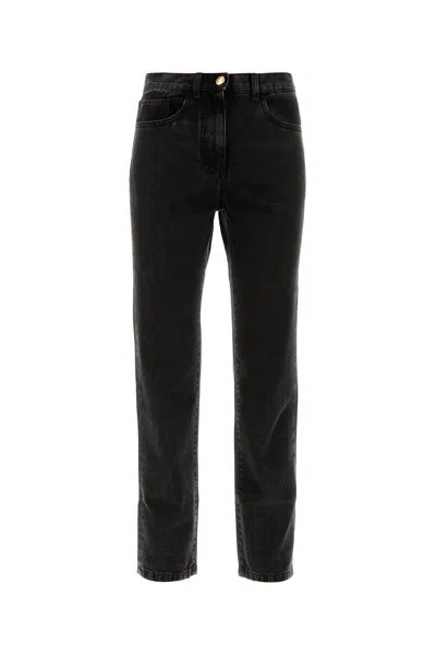 PALM ANGELS BLACK DENIM JEANS