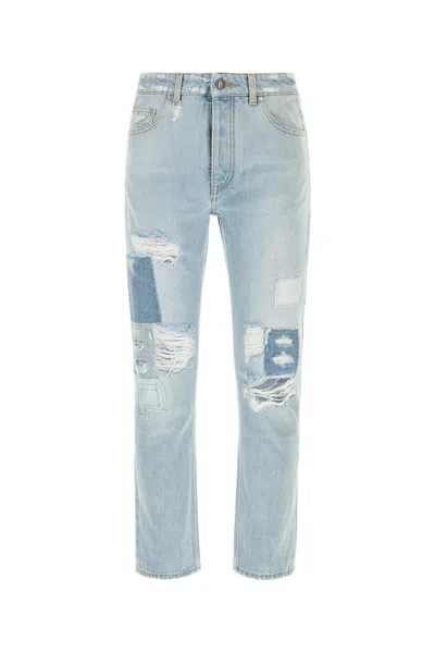 Palm Angels Jeans-34 Nd  Male In Blue