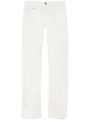 Palm Angels Basic Monogram Jeans In Beige