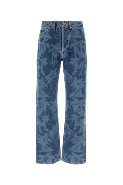 Palm Angels Jeans In Bluelight