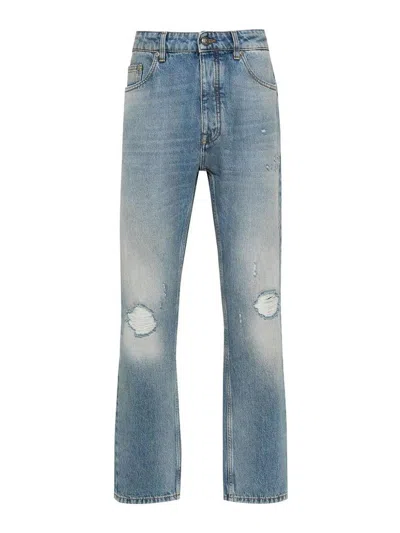 Palm Angels Jeans In Blue