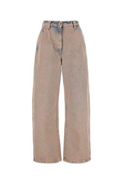 Palm Angels Jeans In Brown