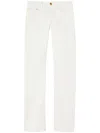 Palm Angels Basic Monogram Jeans In White