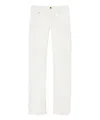 Palm Angels Basic Monogram Jeans In White