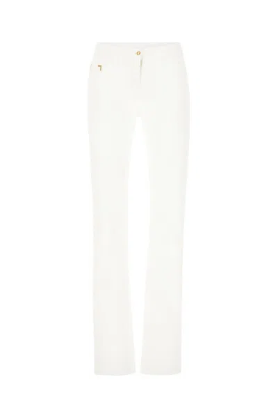 Palm Angels Jeans In Off White