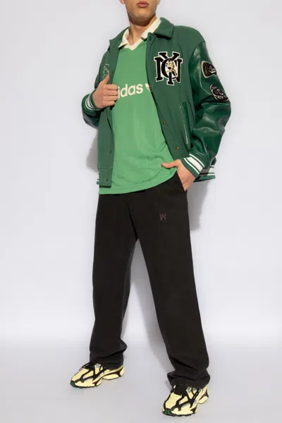 Palm Angels Jeans With Logo In Black