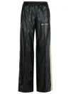 Palm Angels Jogger Black Polyester Blend Pants In Black