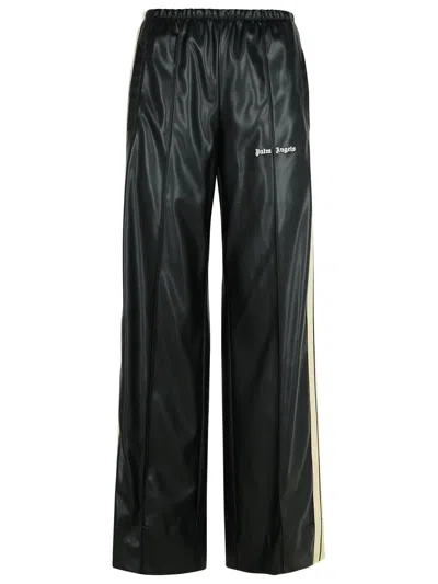 PALM ANGELS JOGGER BLACK POLYESTER BLEND PANTS