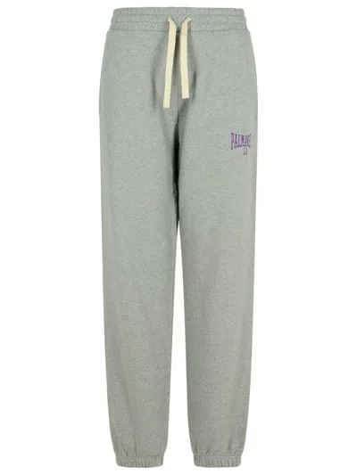 PALM ANGELS PALM ANGELS 'JOGGER' GREY COTTON PANTS