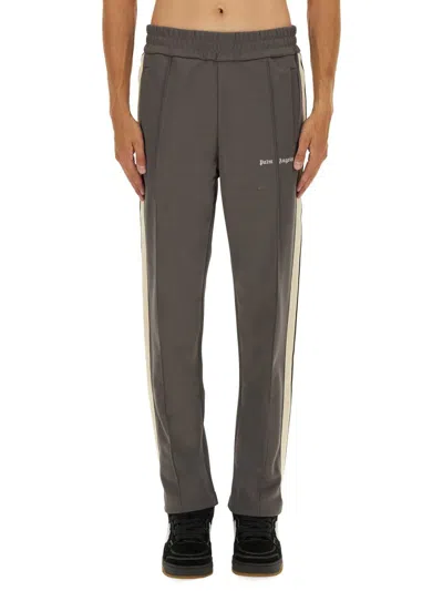 Palm Angels Relaxed Fit Jogger Pants In Gray