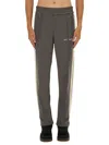 Palm Angels Relaxed Fit Jogger Pants In Gray