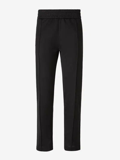 Palm Angels Joggers Pants Logo In Black