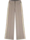 Palm Angels Side-stripe Sweatpants In Nude