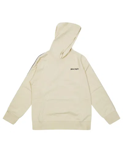 Palm Angels Junior Mini Track Hoodie In Bianco