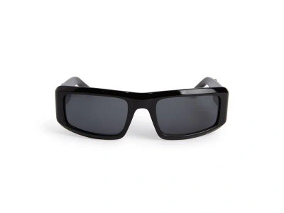 Palm Angels Kerman Rectangular Frame Sunglasses In Black