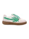 Palm Angels Palm Beach University Nylon Beige - Gree In Multi