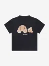 Palm Angels Kids Bear T-shirt In Black