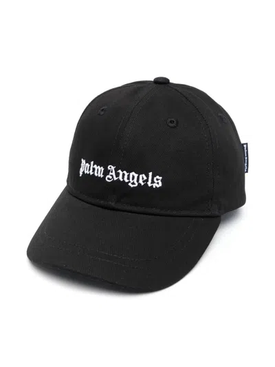 Palm Angels Kids Hat In Black