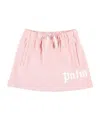 Palm Angels High Waist Drawstring Skirt In Pink