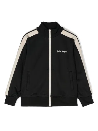 Palm Angels Kids Jacket In Black