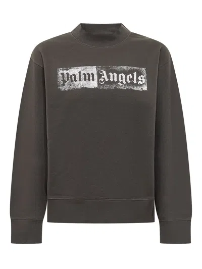 Palm Angels Kids Kids Black Sweatshirt In Nero