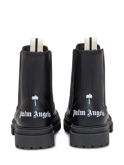 Palm Angels Kids Kids' Mini Chelsea Boots In Black