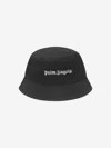 Palm Angels Logo-appliqu� Bucket Hat In Black