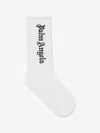 Palm Angels Kids Logo Socks 4 - 5 Years White By Childsplay Clothing In White