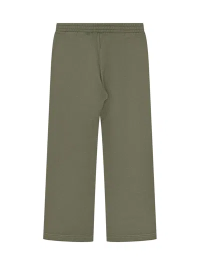 Palm Angels Kids Mini Angels Paintntaloni Trousers In Military G