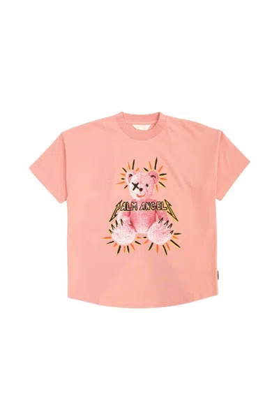 Palm Angels Short-sleeved T-shirt In Pink