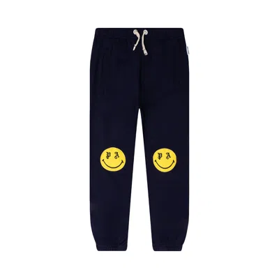Pre-owned Palm Angels Kids Smiley Sweatpants 'navy/blue' | Kid's Size 12