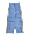 Palm Angels Kids Stripe-detailed Elasticated Waist Trousers In Blue