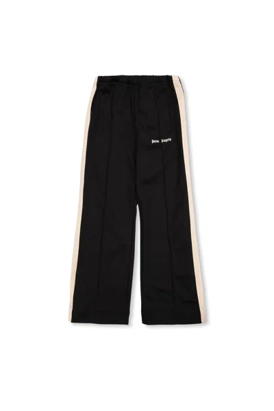 Palm Angels Kids Sweatpants With Logo In Black Off