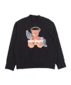 Palm Angels Kids Team Palm T-shirt In Black