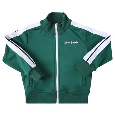 Pre-owned Palm Angels Kids Track Jacket 'green/white' | Kid's Size 10