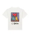 Palm Angels Kids X Keith Haring Heart In White