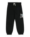 Palm Angels Kids X Keith Haring Logo Printed Track Pants In Black